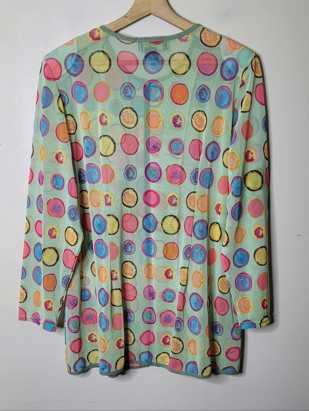 Vintage John Farah Sheer Polka Dot Jacket